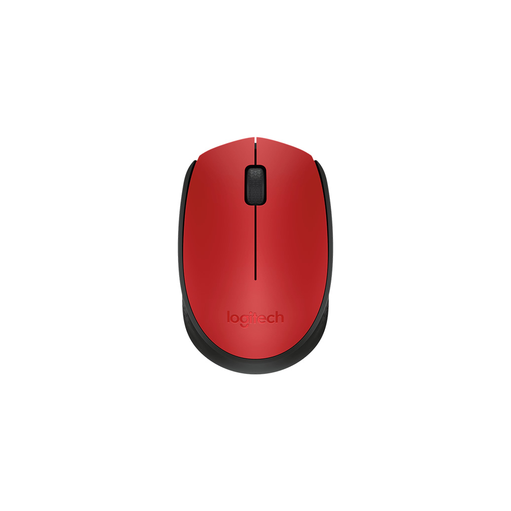 LOGITECH 910-004641, M171 Kırmızı, USB Nano 2,4G Kablosuz, 1000dpi, Optik, 3 Tuşlu, 12ay Pil Ömrü, Mouse - Logitech