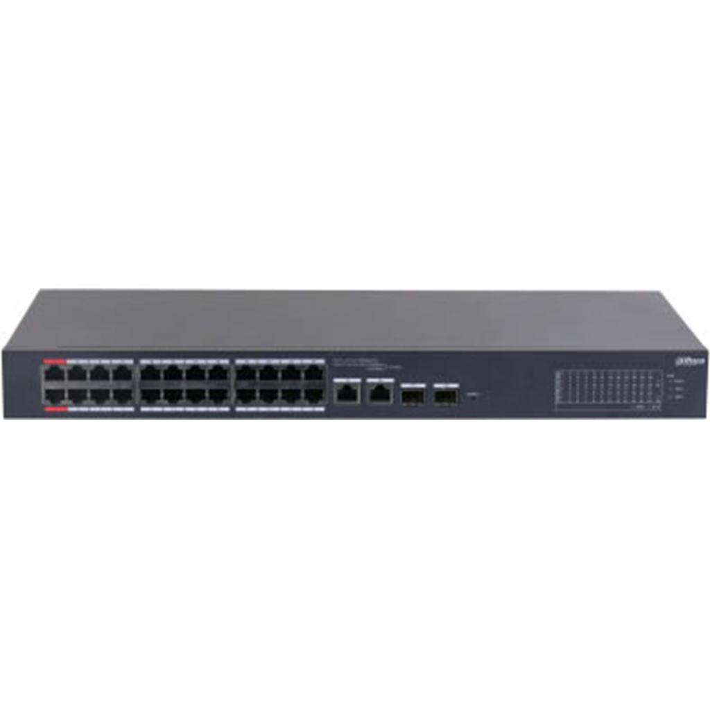 DAHUA CS4226-24ET-375, 24Port, Megabit, PoE 375W, 2 Port Gigabit Lan, 2 Port SFP Gigabit Combo, Cloud Yönetilebilir, Switch - Dahua - görsel 2