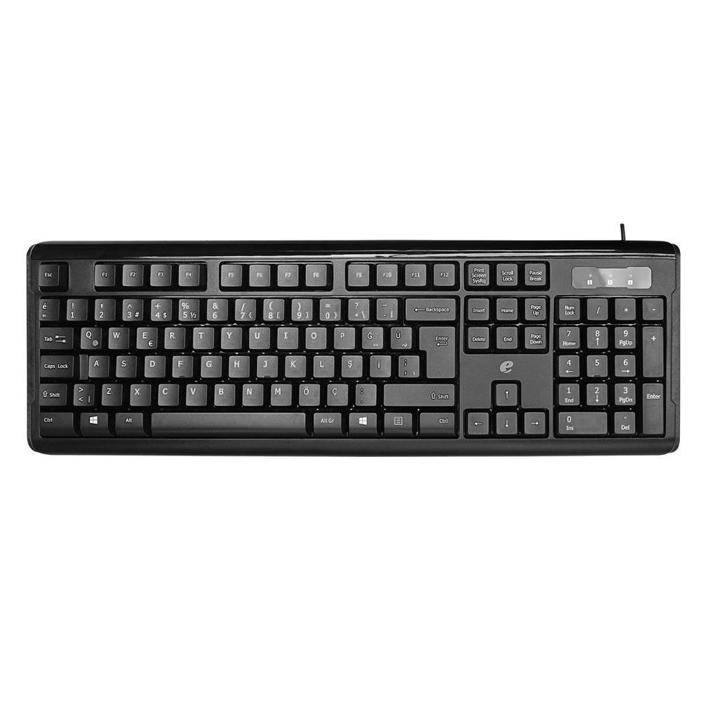 ACER eMachines, EAK9821, Siyah, USB Kablolu, Türkçe Q, Standart Klavye - Acer