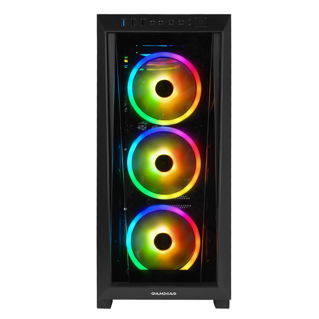 PANTHERA-02B, AMD RYZEN 5 5600, 16Gb DDR4 Ram, 500Gb NVMe SSD, 8Gb GDDR6 RX 5500 Ekran Kartı, 1600W Kasa, Free Dos OEM PAKET - Powered By AMD - görsel 2