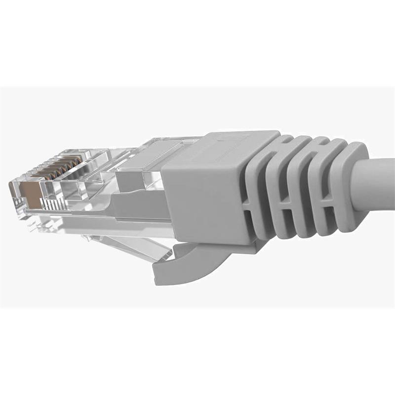 INCA ICAT6-01TG 1MT 24AWG CAT6 UTP PATCH KABLO GRİ - Inca - görsel 2
