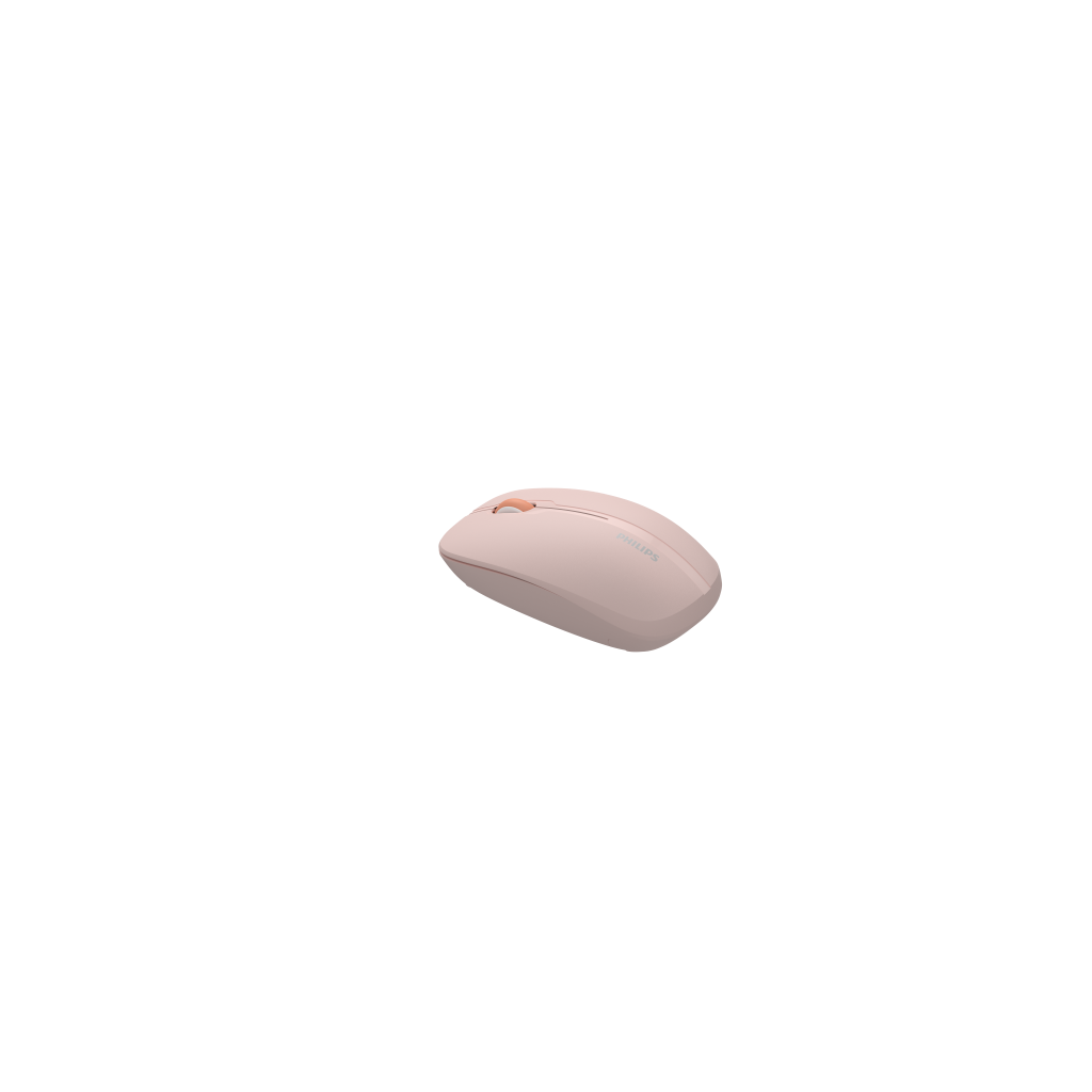 PHILIPS SPK7418P, Pembe, USB Nano 2,4Gh ve Bluetooth Kablosuz, 1600dpi, Optic, 3 Tuşlu, Sessiz Click, Mouse - Philips