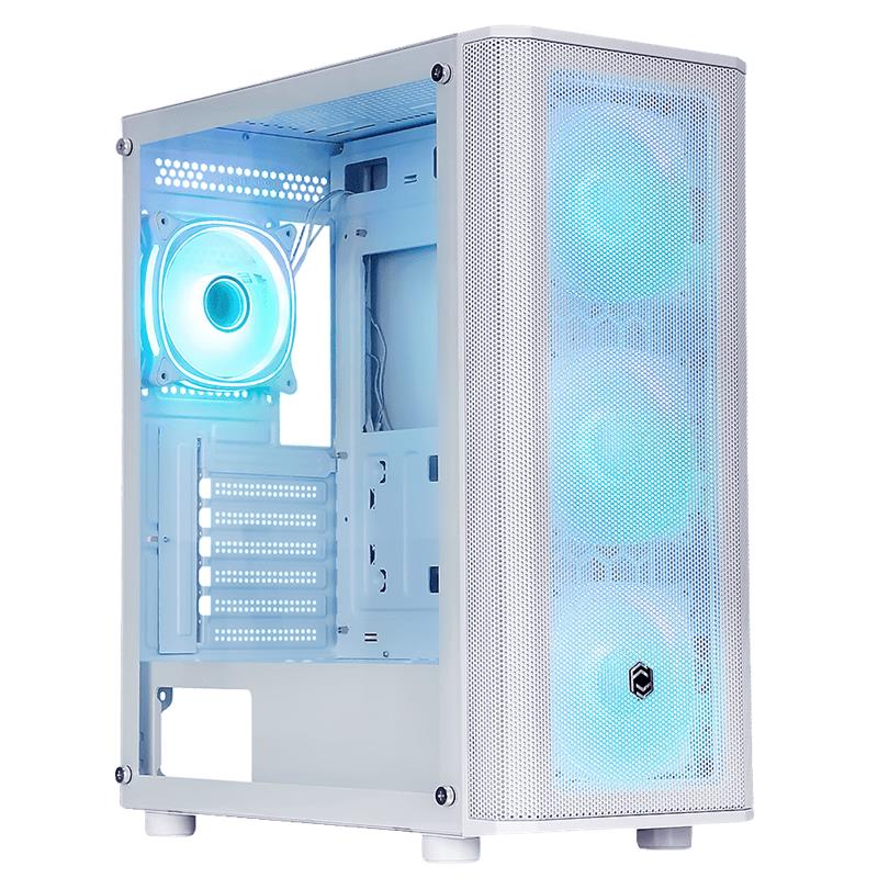 FRISBY CM-106 650W 80+ USB3.0 4x12CM FAN PENCERELI ATX KASA BEYAZ - FRISBY - görsel 2