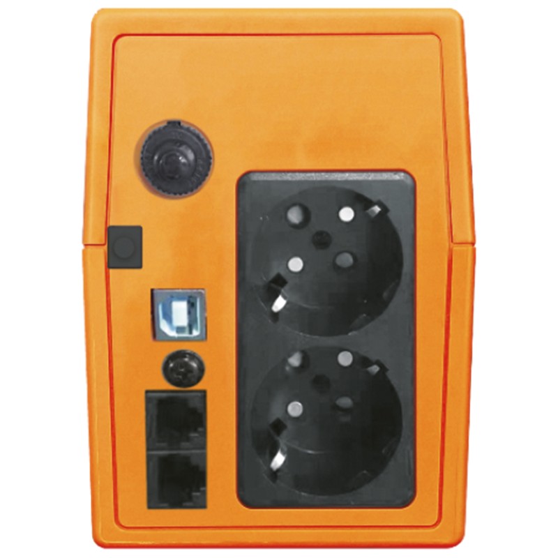 MAKELSAN LION 650VA 1F/1F (1X7AH) 5/10DK LINE INTERAKTIF UPS - Makelsan - görsel 2