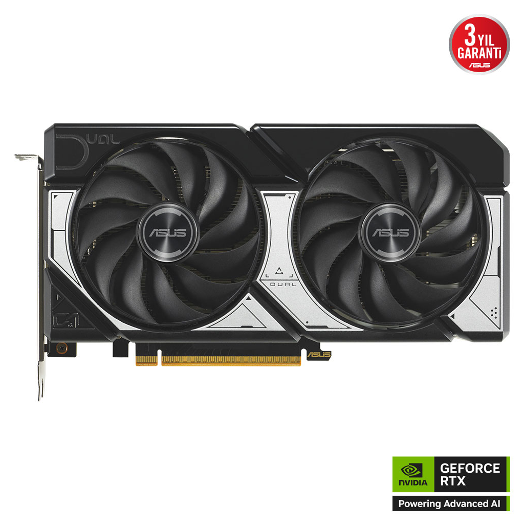 ASUS DUAL-RTX5060-O8G 8GB Nvidia RTX5060 GDDR7 128bit HDMI 3xDP 16x Ekran Kartı - ASUS - görsel 3