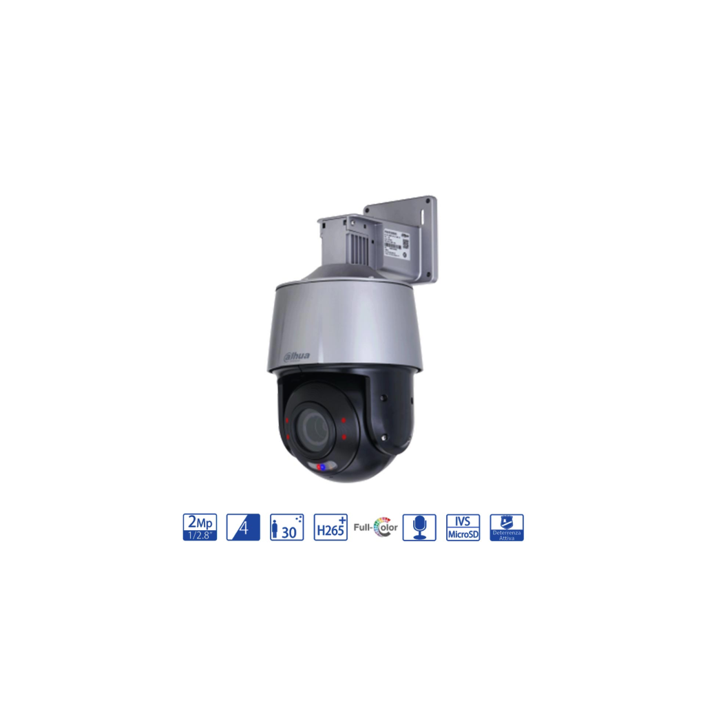 DAHUA SD3A200-GN-A-PV, 2Mpix, 4mm Lens, H265+, 30mt Gece Görüş,  Full-color, IP PT Kamera - Dahua - görsel 2