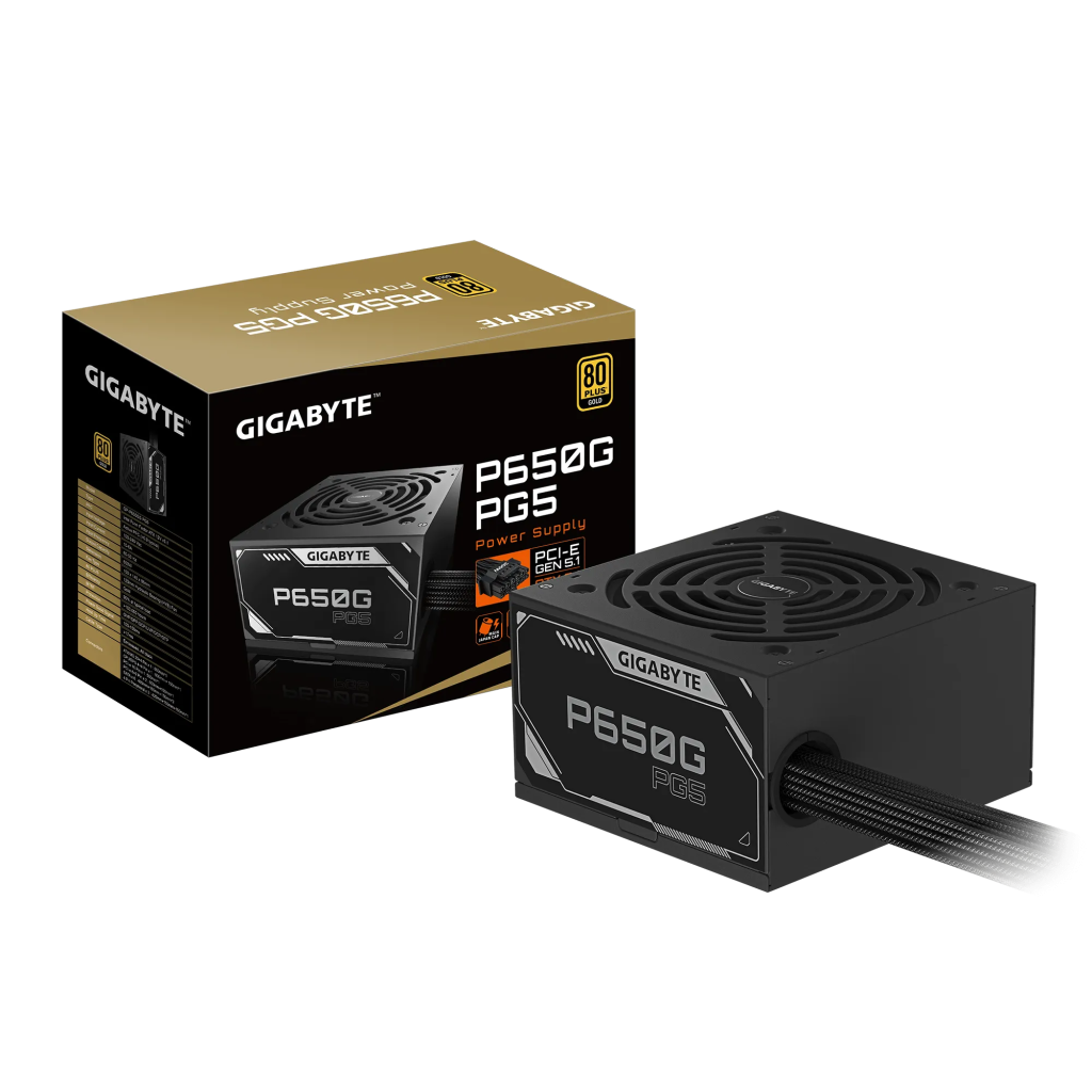 GIGABYTE GP-P650G PG5, 650W, 80+ GOLD, GAMING Power Supply - Gigabyte - görsel 5