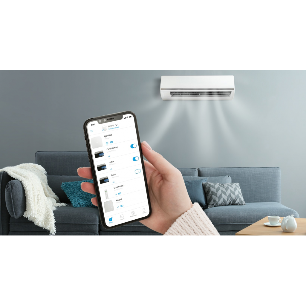 AJAX  WallSwitch, Kablosuz, Güç Rolesi, SİYAH - AJAX - görsel 2