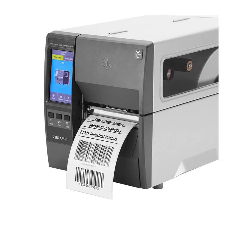 ZEBRA ZT231 (ZT23142-T0E000FZ) 203DPI TERMAL TRANSFER USB+SERİ+ETHERNET METAL KASA END. BARKOD YAZICI (RİBONLU KULLANIM) - Zebra - görsel 2