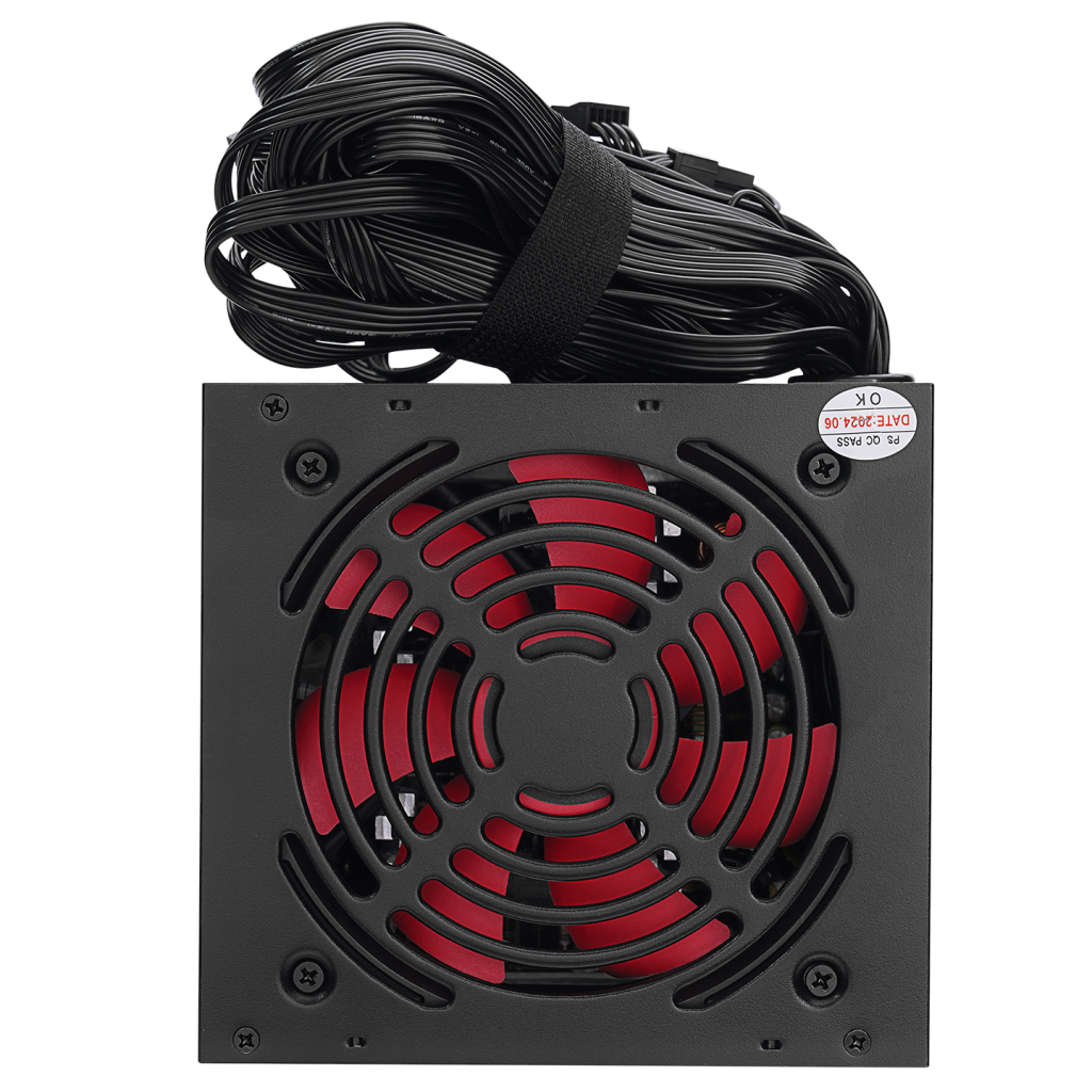 EVEREST EPS-600A, Peak 600W, 12cm Fan, ATX, Aktif PFC, GAMING Power Supply (PSU) Bulk - Everest - görsel 2