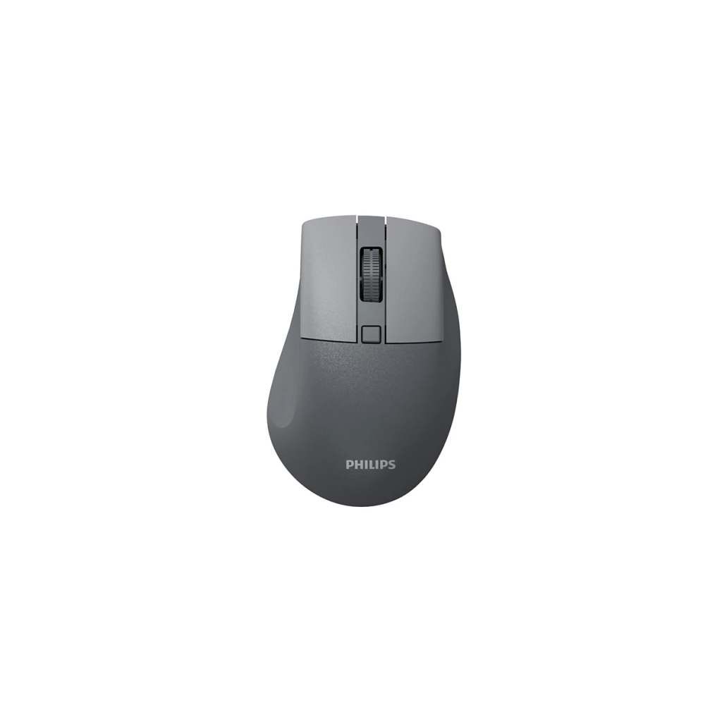 PHILIPS SPK7528G, SESSİZ, Gri, USB Nano  2,4Gh ve Bluetooth Kablosuz, 1600dpi, Optic, 3 Tuşlu, Ergonamik, Sessiz Click, Mouse - Philips