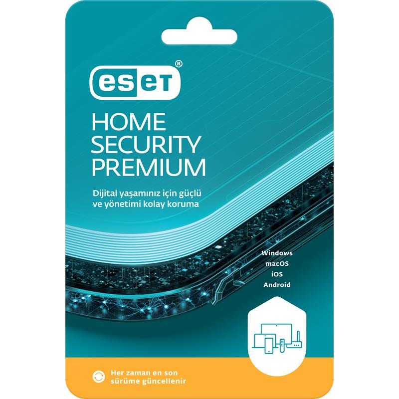 ESET HOME SECURITY PREMIUM 1 KULLANICI 1 YIL KUTU - Eset