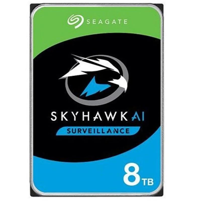 8 TB SEAGATE 3.5 SKYHAWK AI SATA 7200RPM 256MB 7/24 GUVENLIK ST8000VE001 (5 YIL RESMI DIST GARANTILI) - Seagate