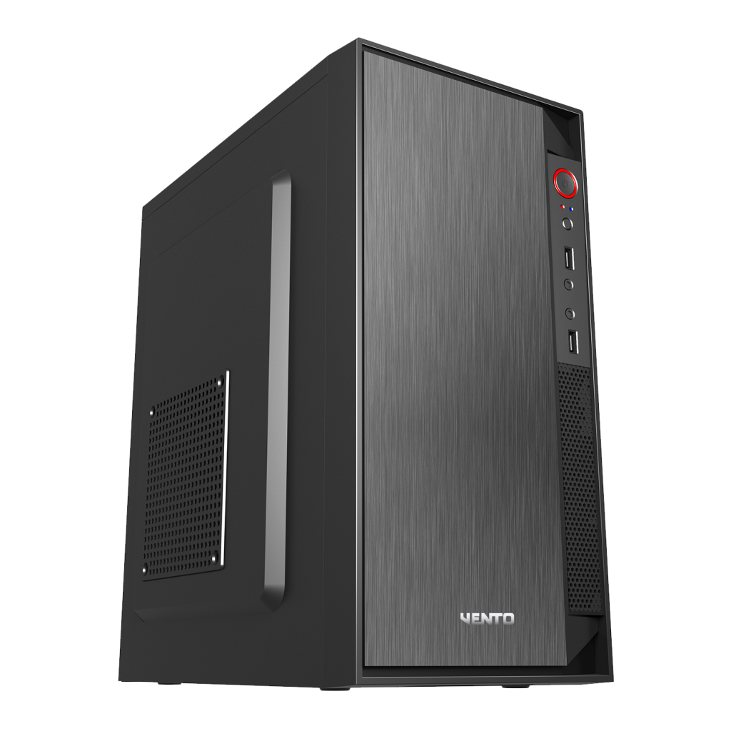 VENTO VS119S, 400W (Peak), Siyah, Micro ATX, Tower, Kurumsal, KASA - Vento