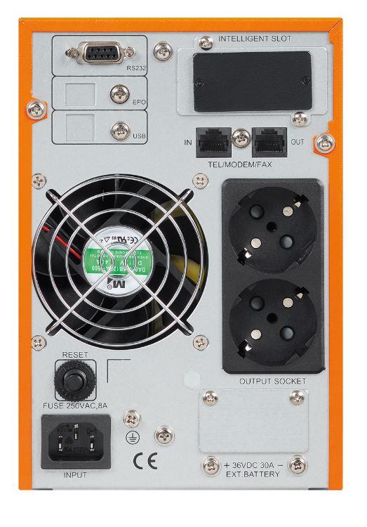 MAKELSAN POWERPACK SE 1 KVA (2X 7AH) 4-10 DK 900W ONLINE (MU01000N11EAV04) - MAKELSAN - görsel 3