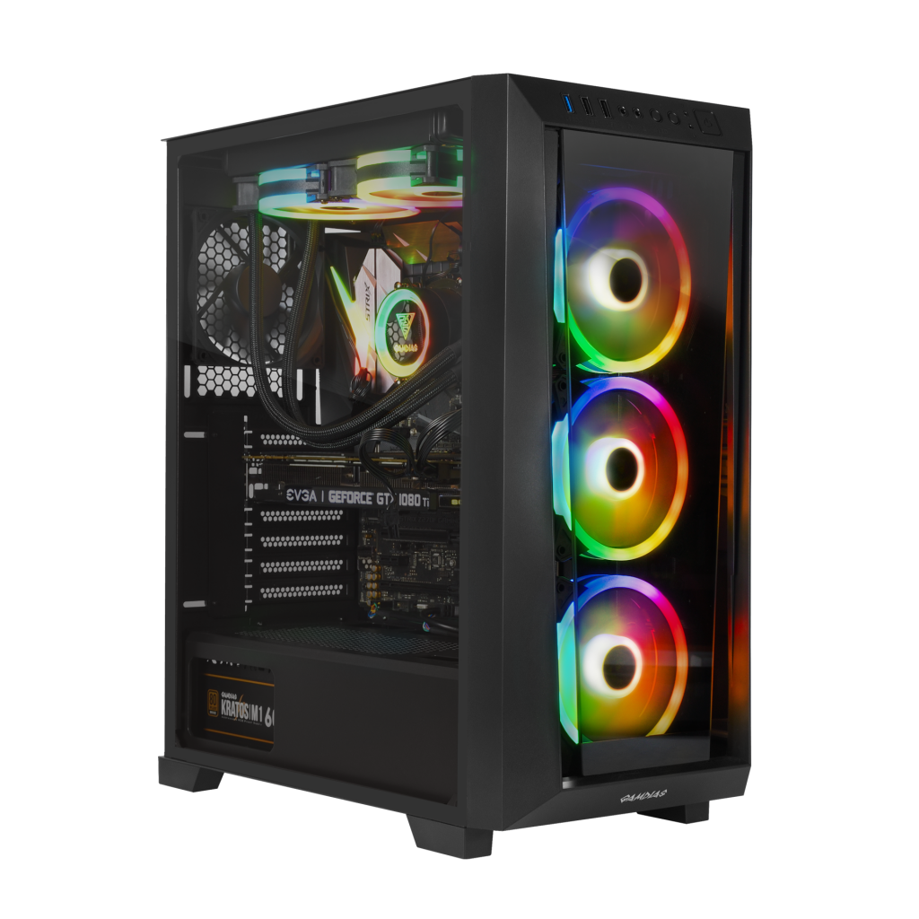 GAMDIAS TALOS M1 Elite, 1600W, Tempered Glass, ARGB, ATX, Professional GAMING KASA - Gamdias - görsel 2