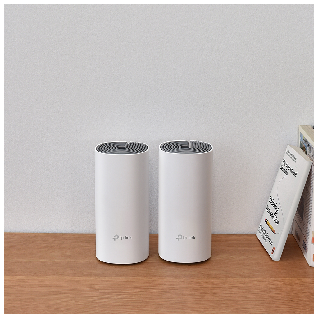 TP-LINK DECO-E4, AC1200, İkili Mesh, 1200Mbps, Dual Band, 2Port Megabit Lan, 260m2 Çekim Alanı, Router, Geniş Alan İnternet Ağı Sağlayıcısı - Tp-Link - görsel 3