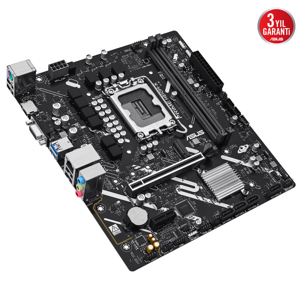 ASUS PRIME H810M-K H810 DDR5 Vga GLan mATX HD M2 1851p Anakart - ASUS - görsel 5