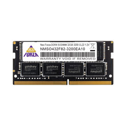 32 GB DDR4 3200MHz NEOFORZA CL22 1.2V SODIMM (NMSO432F82-3200EA10) - NEOFORZA