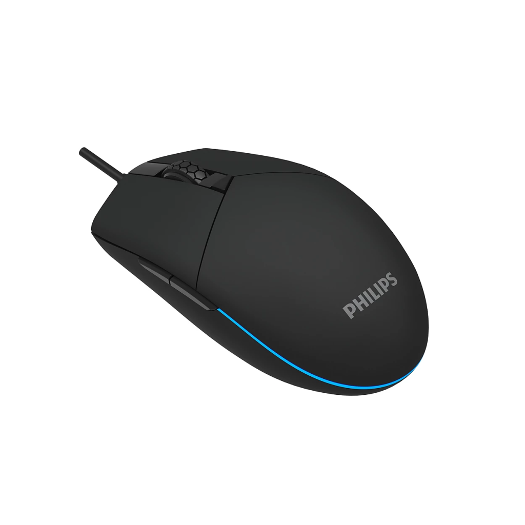 PHILIPS SPK9304B, Siyah, RGB Led Aydınlatma, USB Kablolu, 6400dpi, GAMING Optik Mouse - Philips - görsel 2