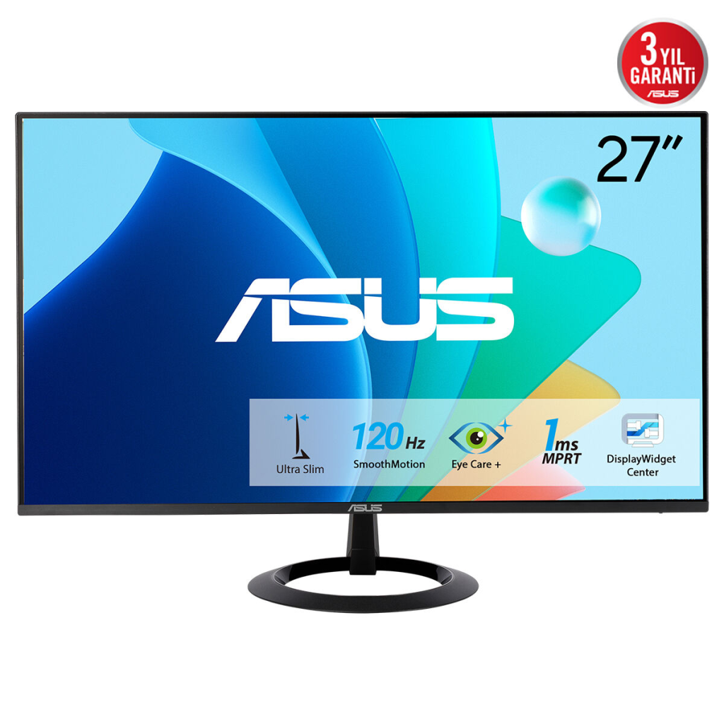 ASUS VZ279HG 27" IPS 1ms 120Hz FullHD 1920x1080 HDMI VGA Siyah Monitör - ASUS - görsel 2