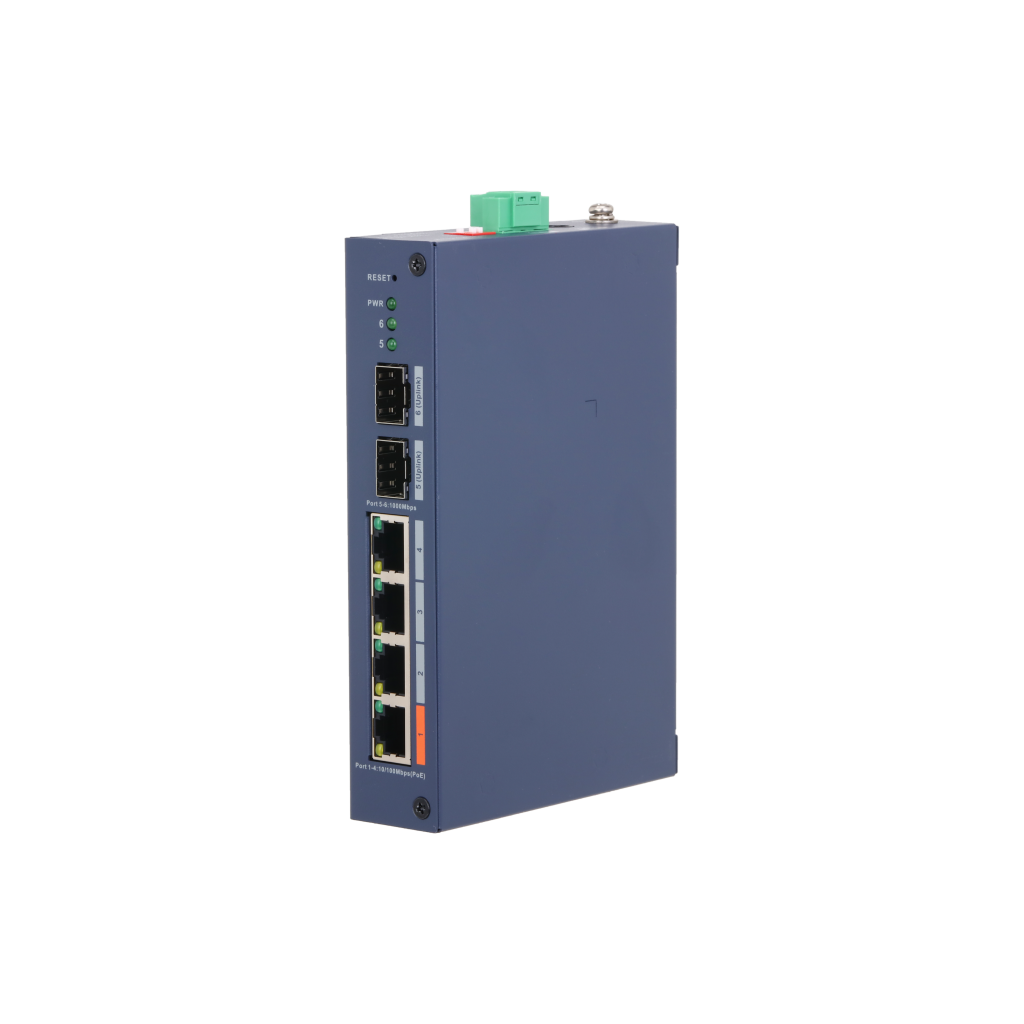 DAHUA CHS4206-4ET-60, 4 Port, Megabit, PoE 60W, 2 Port SFP, Cloud Yönetilebilir, Switch - Dahua