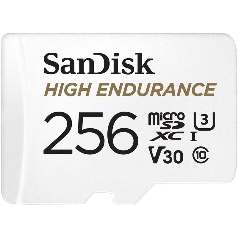 256GB SANDISK HIGH ENDURANCE MICROSD 100MB/S SDSQQNR-256G-GN6IA - Sandisk