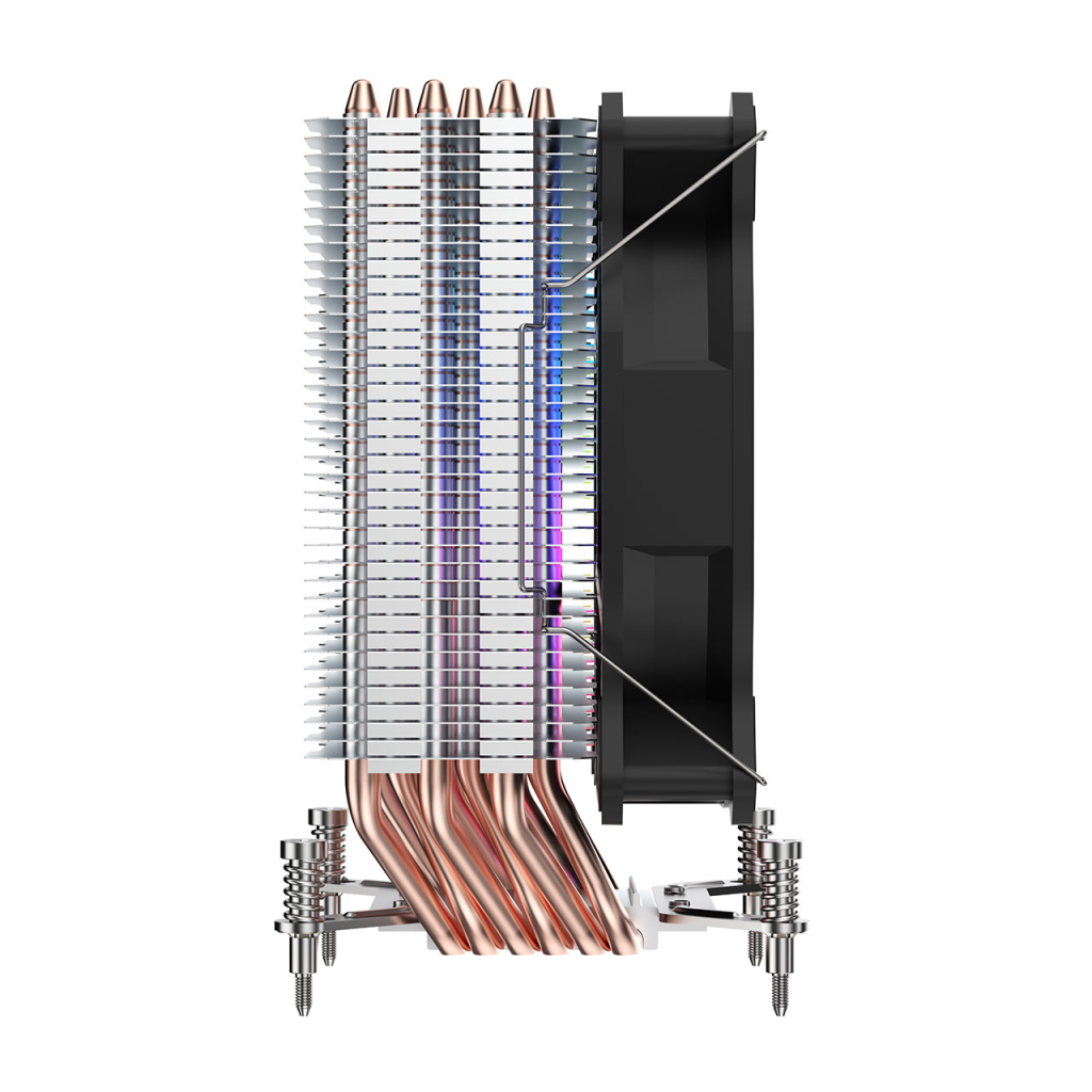 FSP NC5, ARGB, 120mm, CPU, Kule Tipi Hava Soğutma, Sessiz Çalışma, Doğrudan Temas Tasarımlı 6 adet Bakır Isı Borusu, (AMD AM4-AM5 ve INTEL Tüm işlemciler ile uyumlu) - Fsp - görsel 5