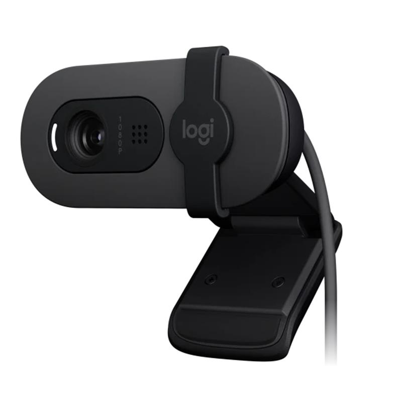 LOGITECH BRIO 100 FULL HD 1080P MİKROFONLU WEB KAMERA SİYAH 960-001585 - Logitech