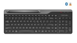 A4 TECH FBK25 KABLOSUZ Q MULTIMEDIA KLAVYE SIYAH - A4 TECH