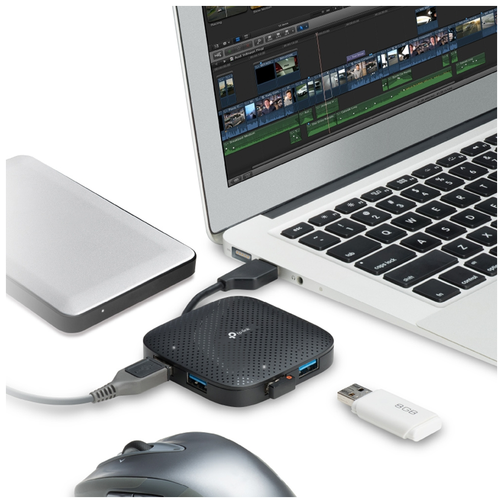 TP-LINK UH400, 4 Port, Usb 3.0, Portatif, Hub - Tp-link - görsel 4