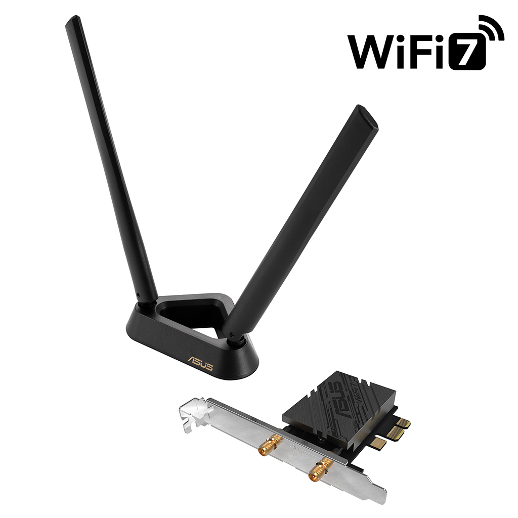 ASUS PCE-BE92BT, WIFI7, BE9400, 5764-2882-688Mbps, 6GHz-5GHz- 2.4GHz, Bluetooth 5.4, PCIe Ağ Adaptörü - Asus - görsel 5