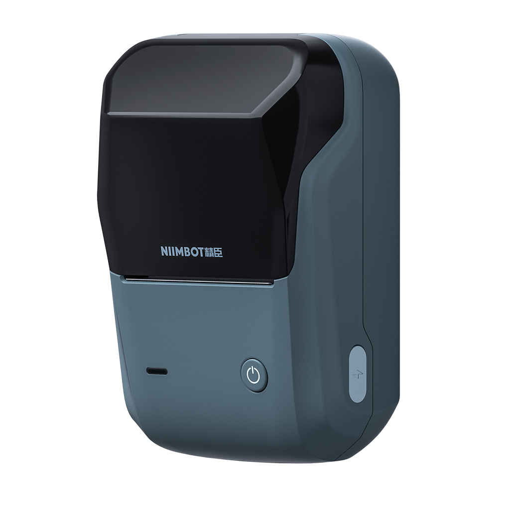 NIIMBOT B1, Taşınabilir, Mürekkepsiz, Termal Etiket Yazıcı (Bluetooth, USB) Uzay Mavisi - Niimbot - görsel 5