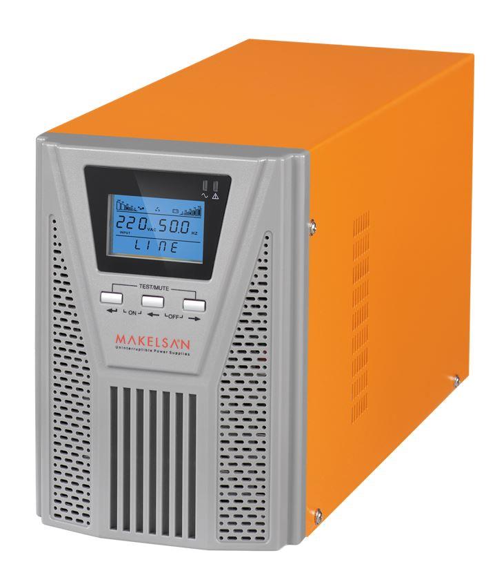 MAKELSAN POWERPACK SE 1 KVA (2X 7AH) 4-10 DK 900W ONLINE (MU01000N11EAV04) - MAKELSAN - görsel 2