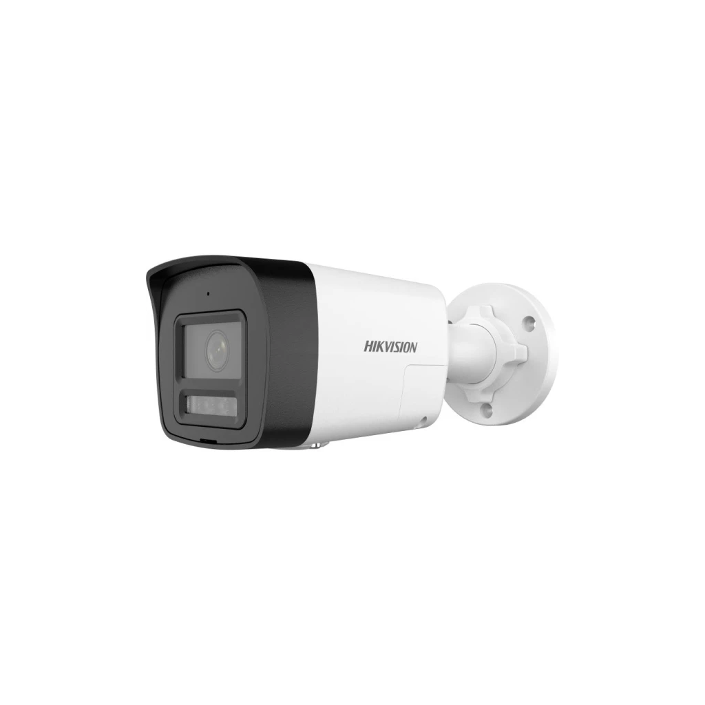 HIKVISION DS-2CD1041G2-LIUF 4Mpix, 2,8mm Lens,  H265+,20Mt Gece Görüşü, Hybrid Light, SD Kart,Dahili Mikrofon, PoE, Bullet IP Kamera - Hikvision