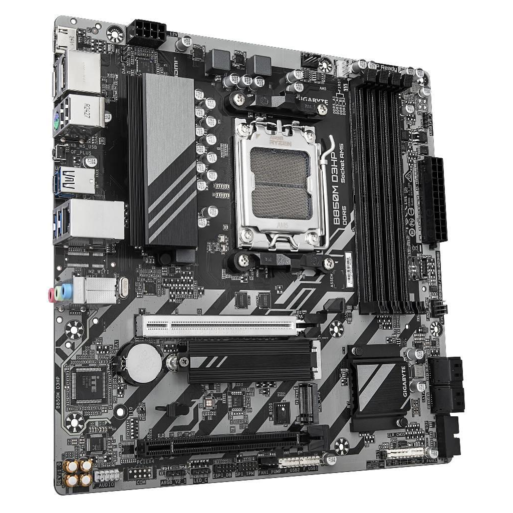 GIGABYTE B850M D3HP, 4xDDR5, 2xM.2, 2xDP, HDMI, Type-C, AM5 Soket GAMING Anakart - Gigabyte - görsel 3