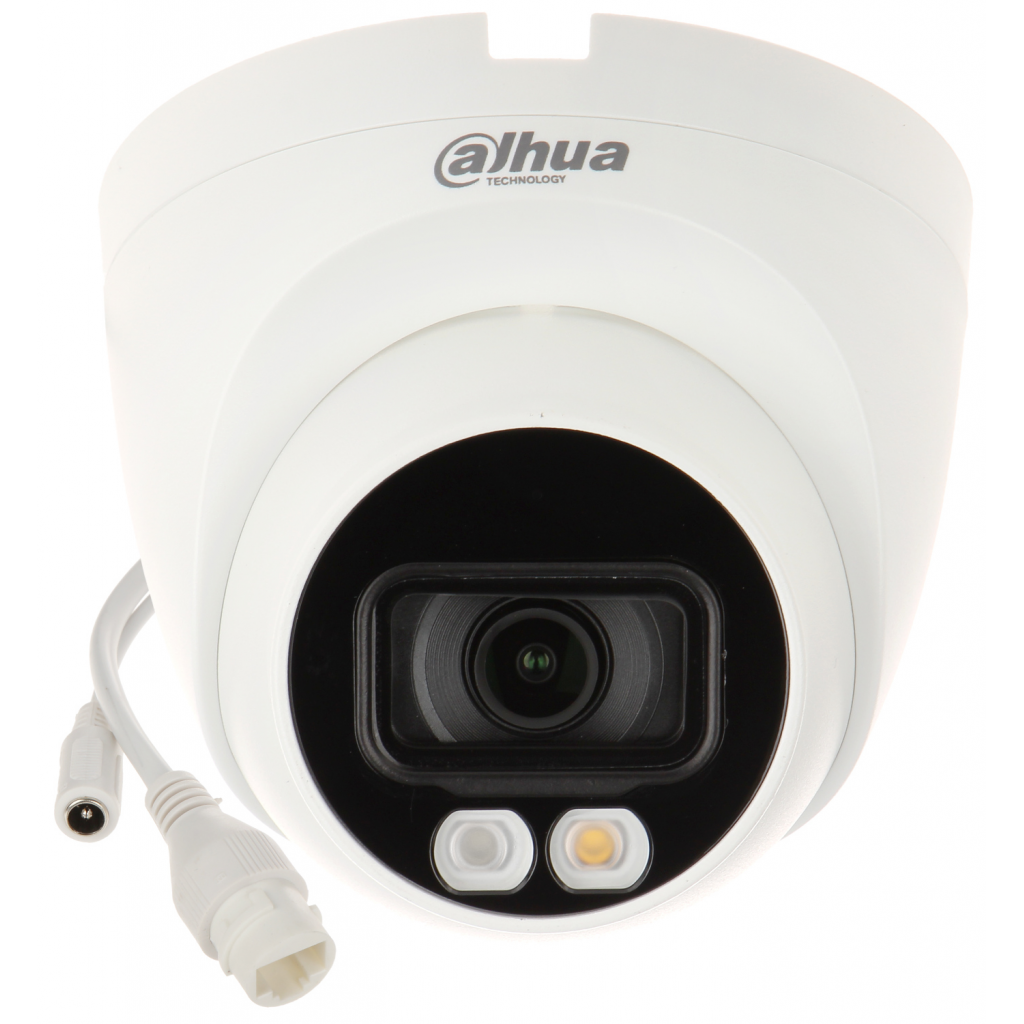 DAHUA  IPC-HDW2449T-S-IL, 4Mpix, Full Color, 2,8mm Lens, H265+, 30Mt Gece Görüşü, IP67, Dahili Mikrofon, PoE Dome IP Kamera - Dahua