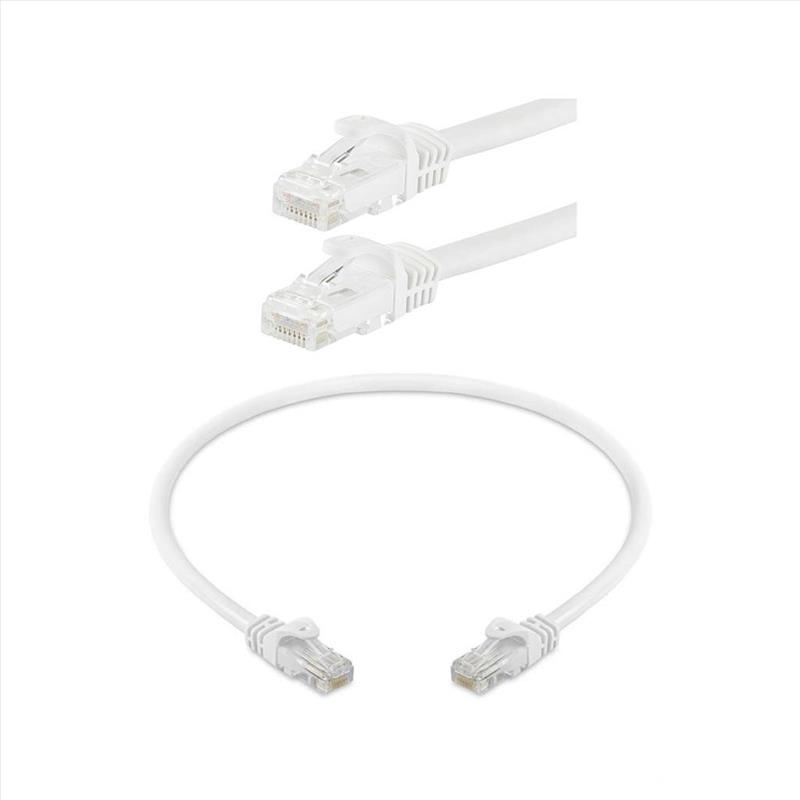 ODS 02R45R45C6UJ1W1.0A CAT6 UTP LSZH BAKIR 1 Metre Beyaz Patch Cord - ODS