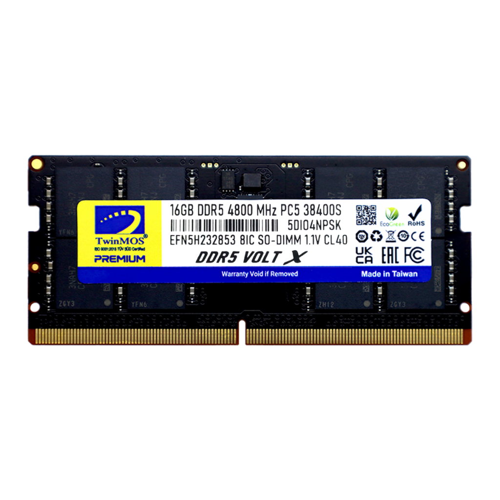 TWINMOS TMD516GB4800S40 16GB (Tek Parça) DDR5 4800Mhz Notebook Bellek - TWINMOS - görsel 2