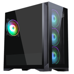 FRISBY FC-9450G 750W 80+BRONZE USB3.0 4x12CM RGB FAN mATX SIYAH KASA - FRISBY