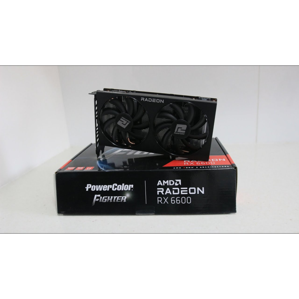 PowerColor AXRX-6600-8GBD6-3DH, Fighter, AMD Radeon RX 6600, 8Gb, GDDR6,128Bit, 1xHDMI, 3xDP, GAMING Ekran Kartı - Powercolor - görsel 5