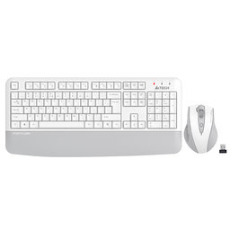 A4 TECH FG2500S PLUS 2.4GHz FN-MM TURKCE Q 3200DPI KALVYE&MOUSE SET BEYAZ - A4 TECH