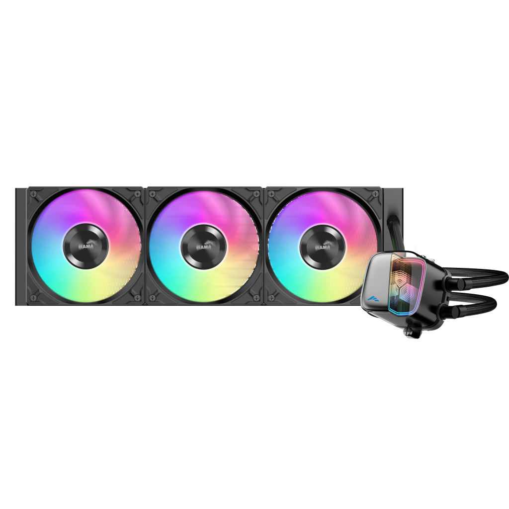 SAMA L70-360BK, Black, 360mm, 3x120mm ARGB Fan, CPU Sıvı Soğutma - Sama