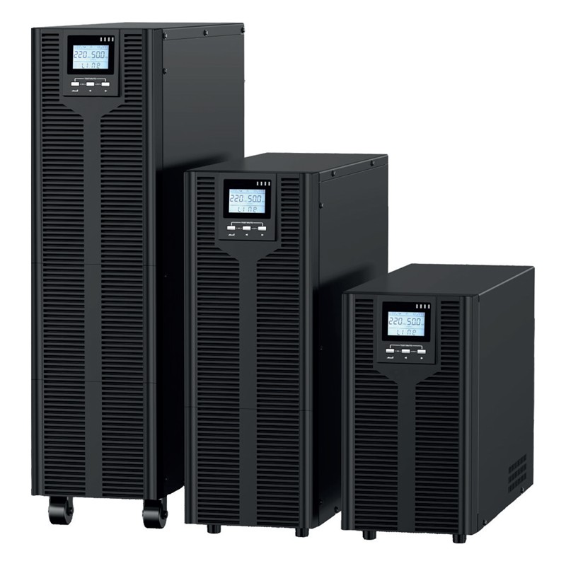 TESCOM TEOS+ 310 10KVA 3F/3F (20X7AH) RS-232 PF;1 5/10DK LCD ONLINE UPS (TRIFAZE) - Tescom