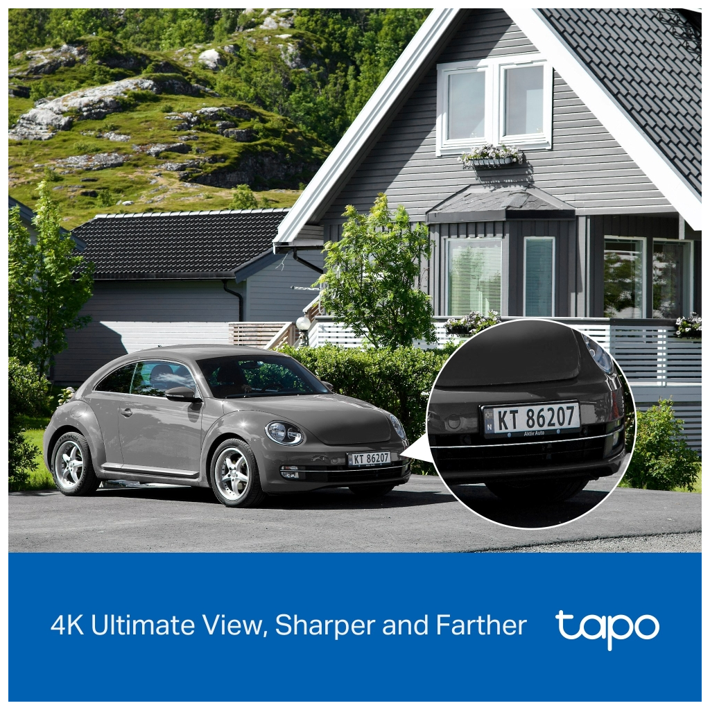 TP-LINK Tapo TC92 KIT (C660 KIT), 4K, 8,0Mpix, Dış Mekan, IP65, WiFi, 12Mt. Renkli Gece Görüşü, İki Yönlü Ses, Yapay Zeka Destekli, Güneş Enerjili Güvenlik Kamerası Kiti - Tp-Link - görsel 2