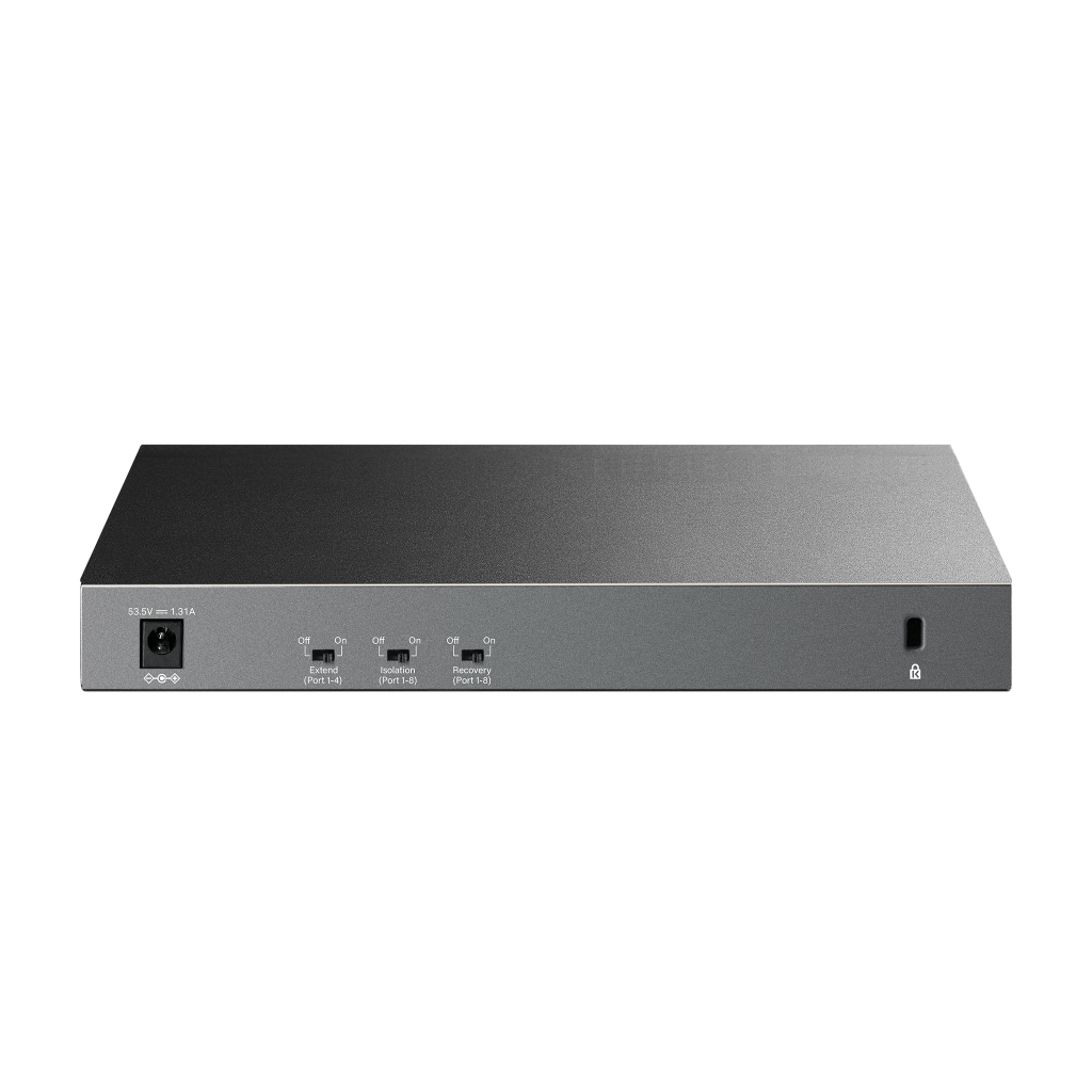 TP-LINK LS1210GP, Green Tech, 8 Port Gigabit, PoE 61W, 1 Port Gigabit Uplink, 1 Port Gigabit SFP, Yönetilemez Masaüstü Switch - Tp-Link - görsel 2