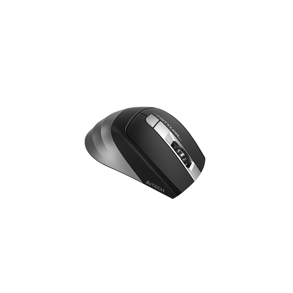 A4 TECH FB35S, Grey, FSTYLER, BLUETOOTH, 2,4Ghz Kablosuz, Optik Mouse, 10-15Metre, 6 Buton, Nano Alıcı - A4-Tech - görsel 4