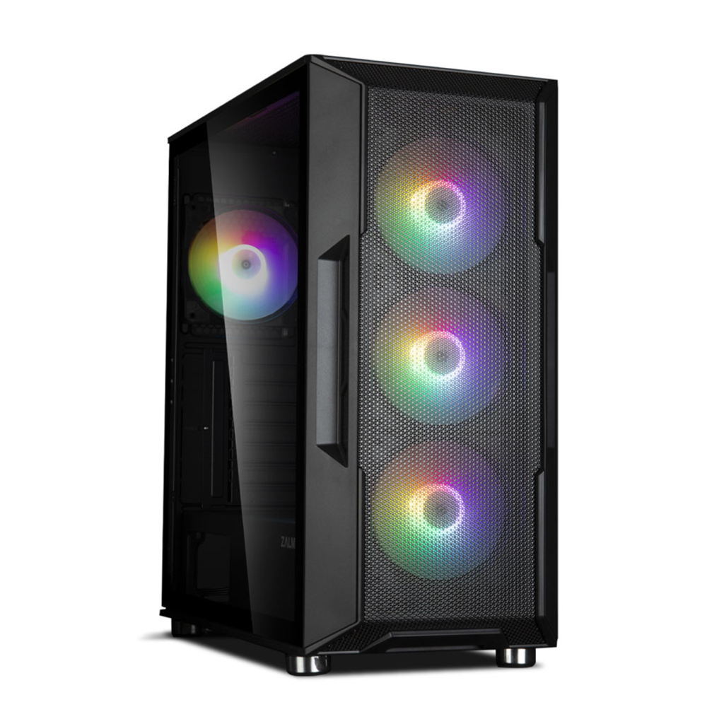 ZALMAN I3 NEO BLACK, MegaMax, 700W 80+, Mesh Panel, Tempered Glass, 4x120mm RGB Fan, ATX GAMING KASA - Zalman - görsel 4
