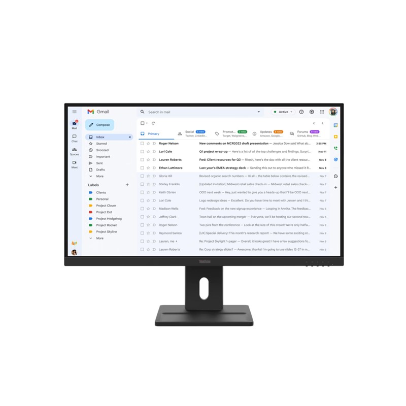 27 LENOVO E27-40 THINKVISION 64BCMAT4TK 4MS 100HZ HDMI+VGA WLED PIVOT MONITOR (3 YIL GARANTİ) - Lenovo
