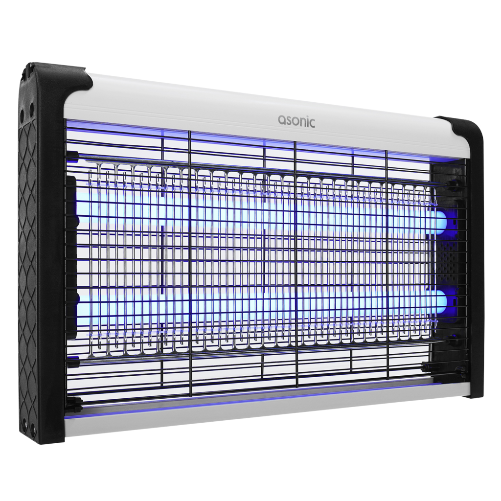 ASONIC AS-A29, Siyah, 6W, 2000V, Masaüstü, Zincir Askılı, 2adet UV Mor Işıklı, Siyah Kasa, Sinek Öldürücü - Asonic